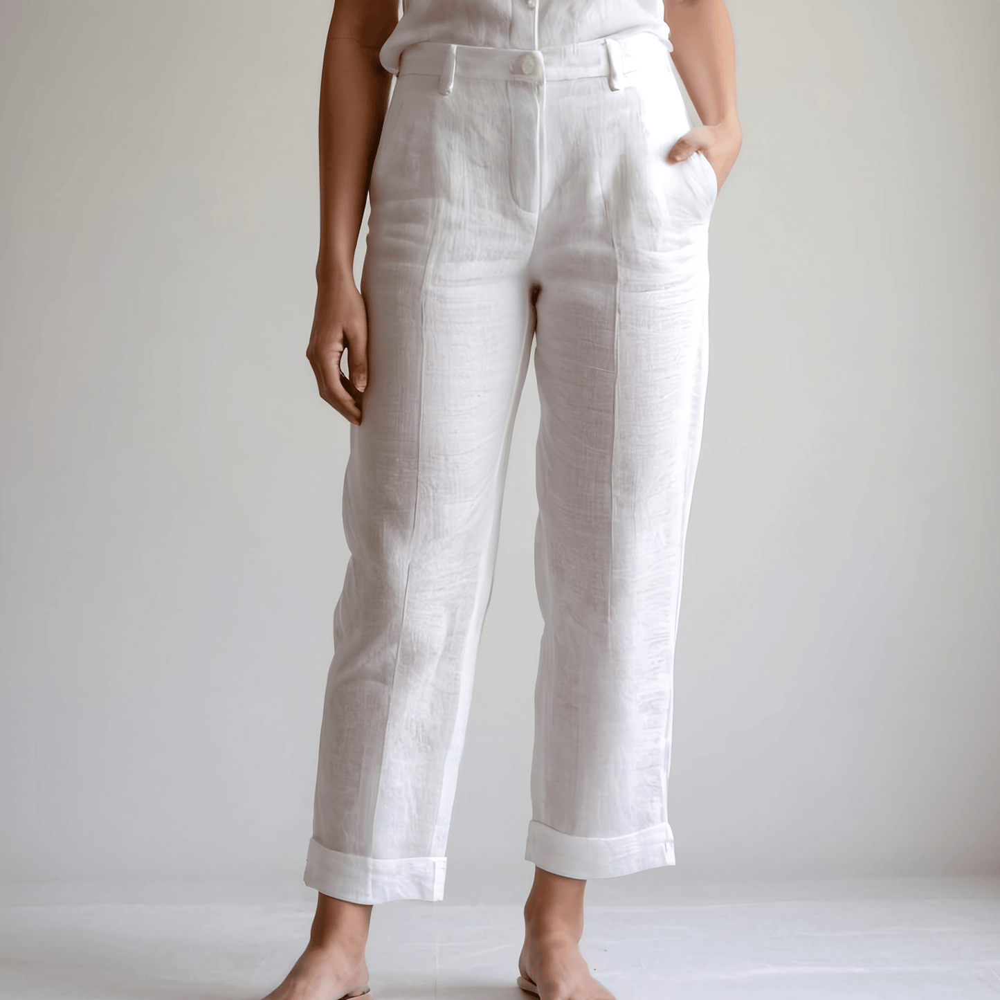 IRIS Linen Pants - OrganoLinen