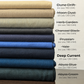Custom Linen Café Curtain – Wisp by OrganoLinen