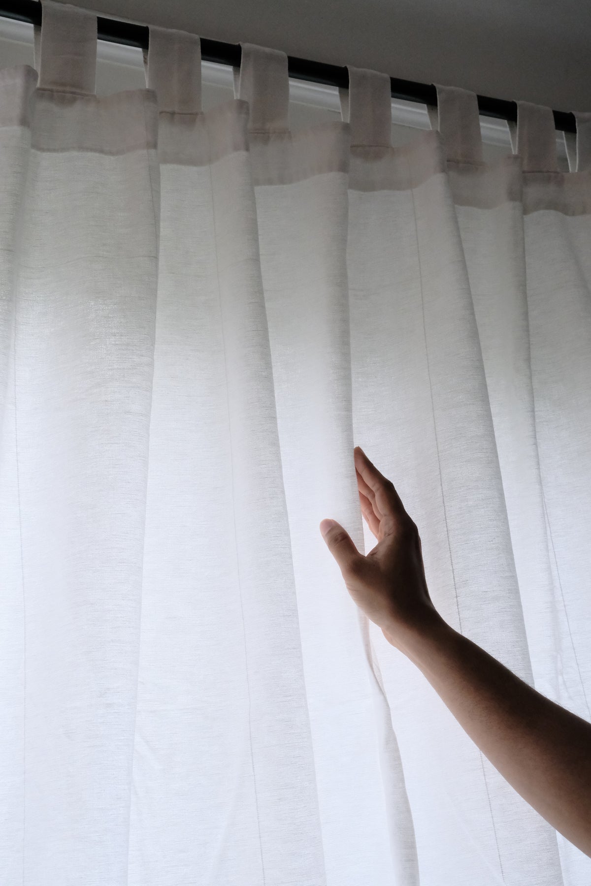 Custom Door Linen Curtain – Lyra by OrganoLinen