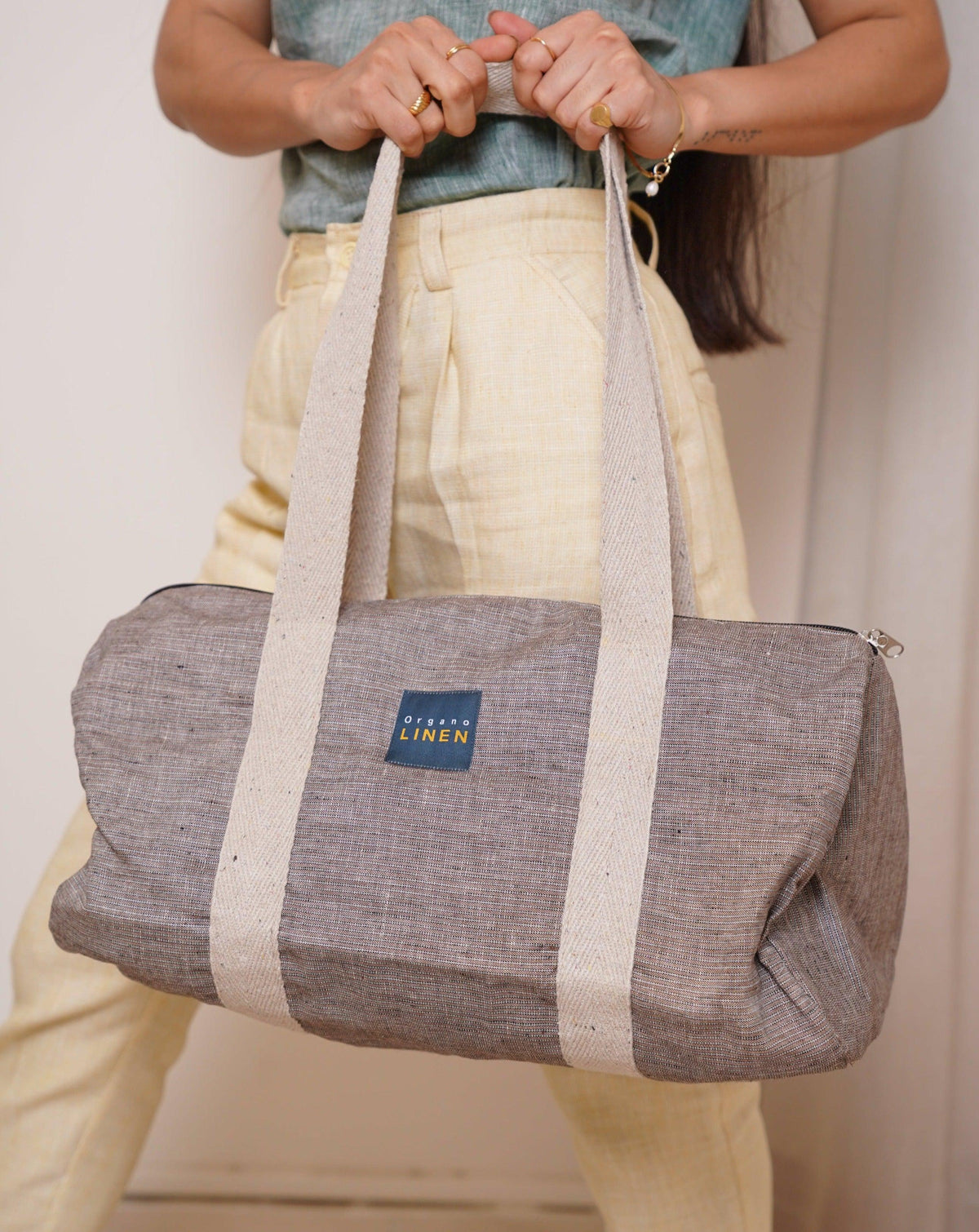 Pure Linen Travel Bag – Root by OrganoLinen