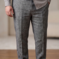Men's Plus Size Pure Linen Pants in Charcoal Bay – Roma by OrganoLinen