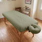 SNOOZE linen fitted massage table sheet in Pistachio Mist