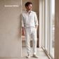 Men’s Heavy Linen Shacket & Trouser Co-ord Set – Summit by OrganoLinen