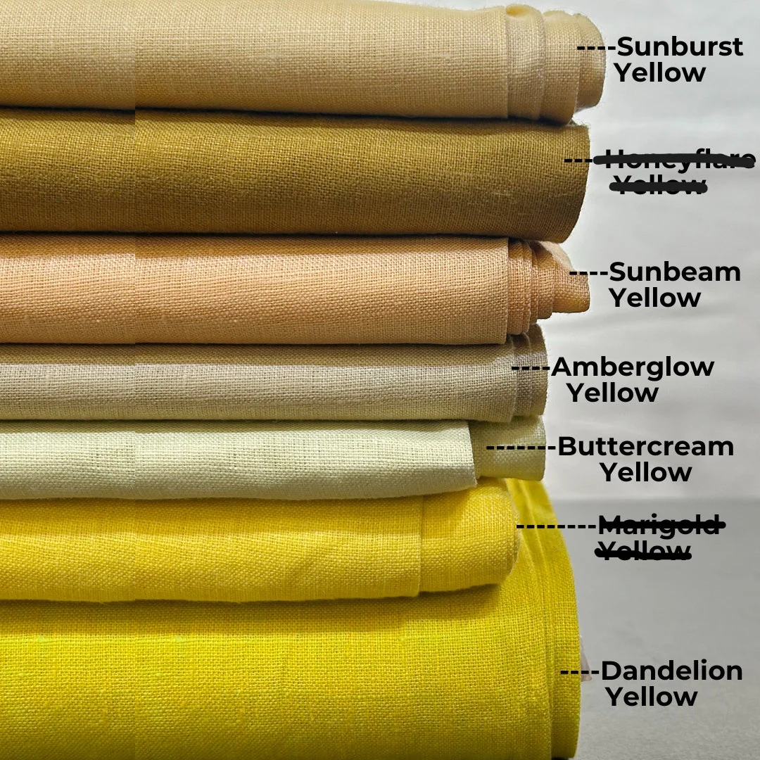 Men's Yellow Linen Shirt – Sunny by OrganoLinen