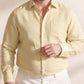 Men's Plus Size Linen Shirt in Moonlight Linen – Sunny by OrganoLinen