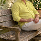 Men's Plus Size Linen Shirt in Sandstone Mist – Sunny by OrganoLinen