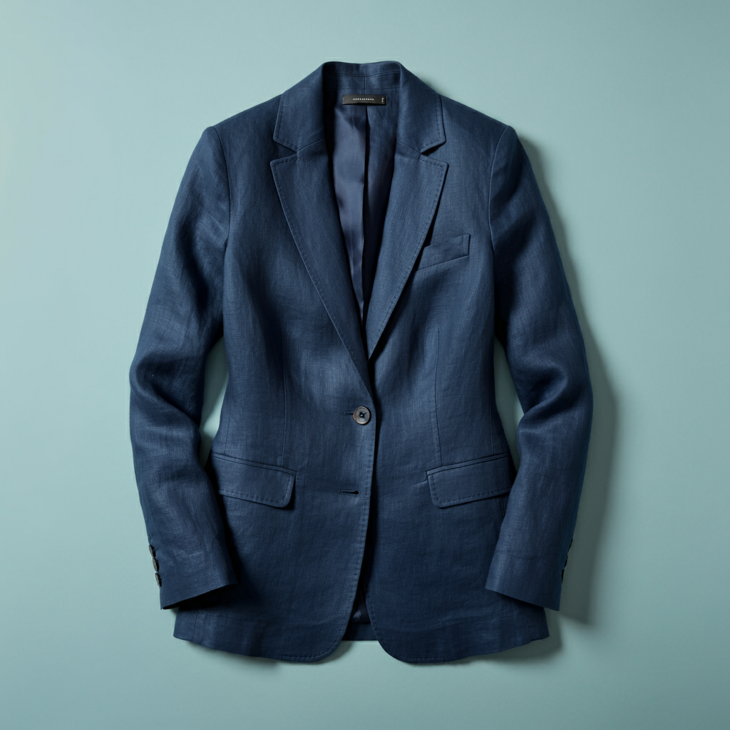 Women’s Unlined Linen Jacket – Tahoe by OrganoLinen