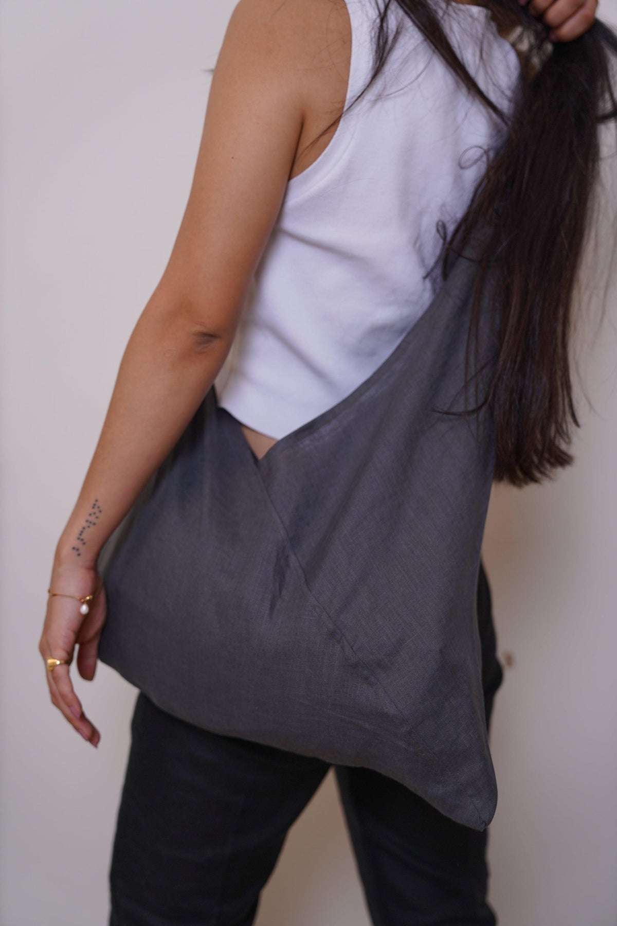 Linen Sling Bag – Troy by OrganoLinen