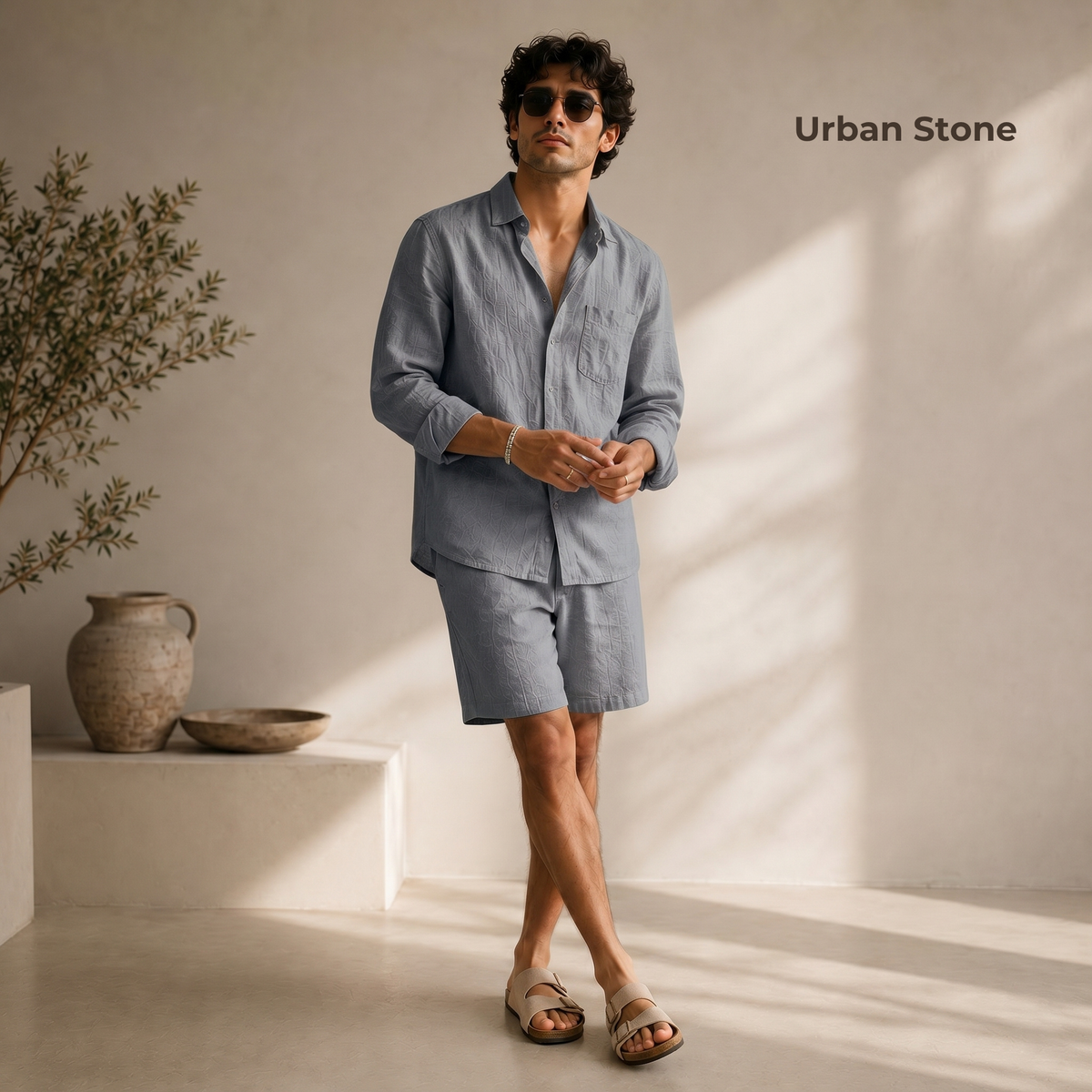 Men's Pure Linen Set – Vale by OrganoLinen