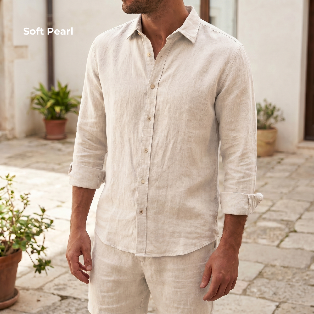 Men's Pure Linen Set – Vale by OrganoLinen