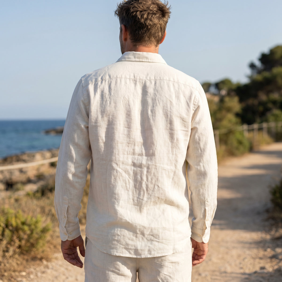Men's Pure Linen Set – Vale by OrganoLinen