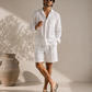 Men's Pure Linen Set in White Motera – Vale by OrganoLinen