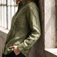 Women's Shirt in Heavy Linen in Lichen Stone – Willow by OrganoLinen