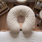 ZEN linen face cradle cover for massage tables in Vanilla Flax