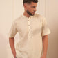 Men's Kurta Linen Shirt – Avi by OrganoLinen