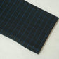 Space Blue Check Linen Fabric