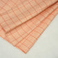 Red Check Linen Suiting Fabric