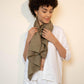 Tan Linen Scarf – Noah by OrganoLinen